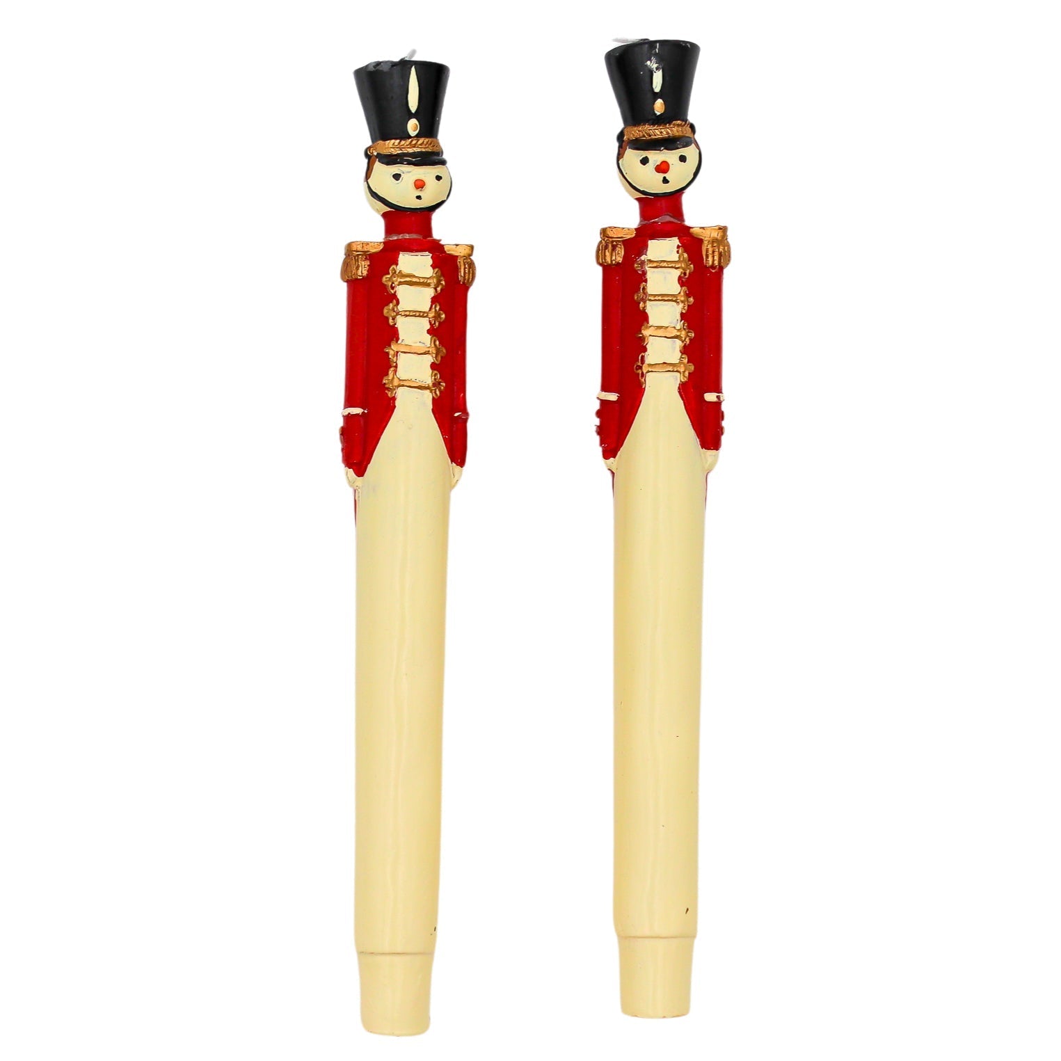 Handpainted Red Royal Guard Candle - Pack of 2 - Che Cose Belle