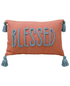Handwoven Braid Couching Decorative Pillow, 14"X24" - Che Cose Belle