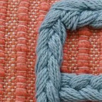 Handwoven Braid Couching Decorative Pillow, 14"X24" - Che Cose Belle