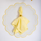Handwoven Lemon Napkin Ring - Che Cose Belle