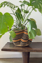 Handwoven Wave Basket - Earth Colors - Che Cose Belle