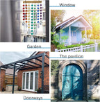 Hanging Crystal Prism Suncatcher Window Garden Decoration Ornament Rainbow Glass Beads Chain Pendant Crystal Wind Chimes - Che Cose Belle
