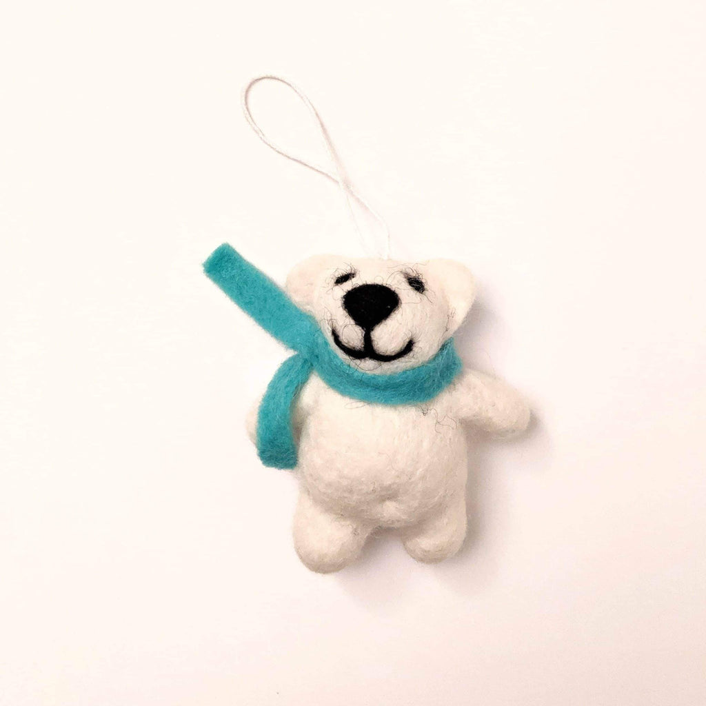 HAPPY BEARS Eco Ornaments - Set of 2 - Che Cose Belle