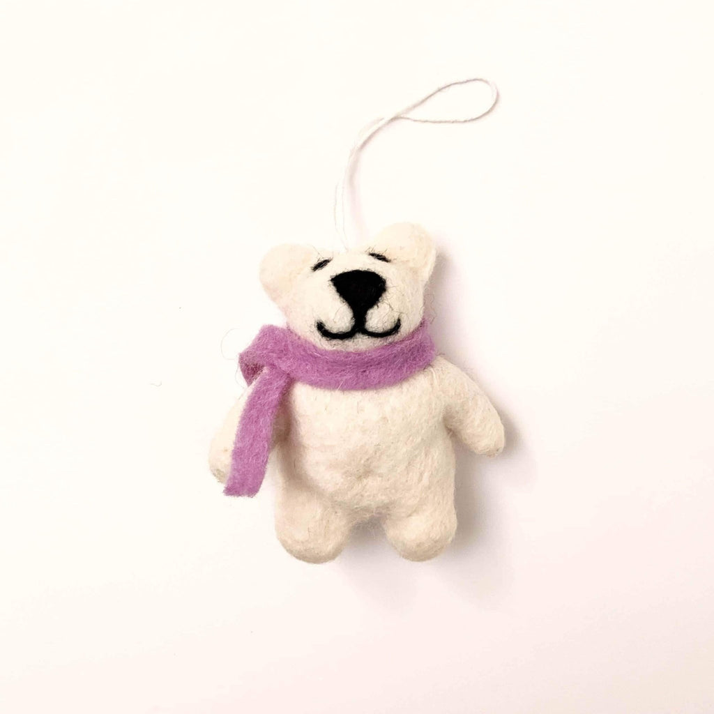 HAPPY BEARS Eco Ornaments - Set of 2 - Che Cose Belle