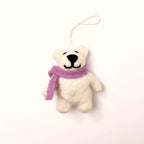 HAPPY BEARS Eco Ornaments - Set of 2 - Che Cose Belle