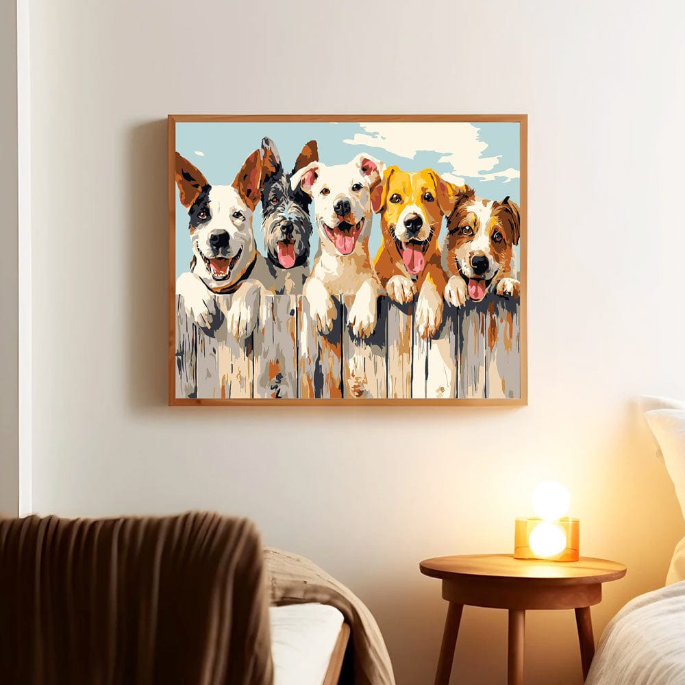 Happy Dogs - Paint By Numbers Kit - Che Cose Belle