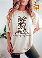 Happy Easter Bunny Heart Comfort Colors Tshirt - Che Cose Belle