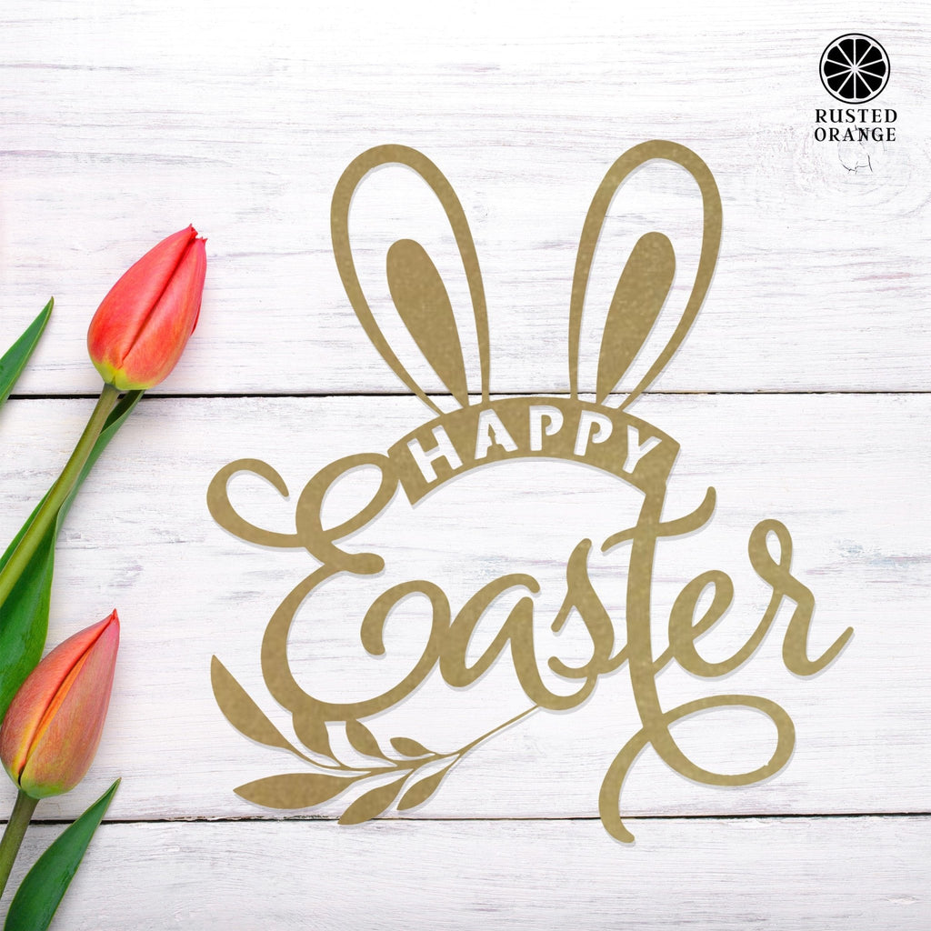 Happy Easter Wreath Bunny Ears - Che Cose Belle