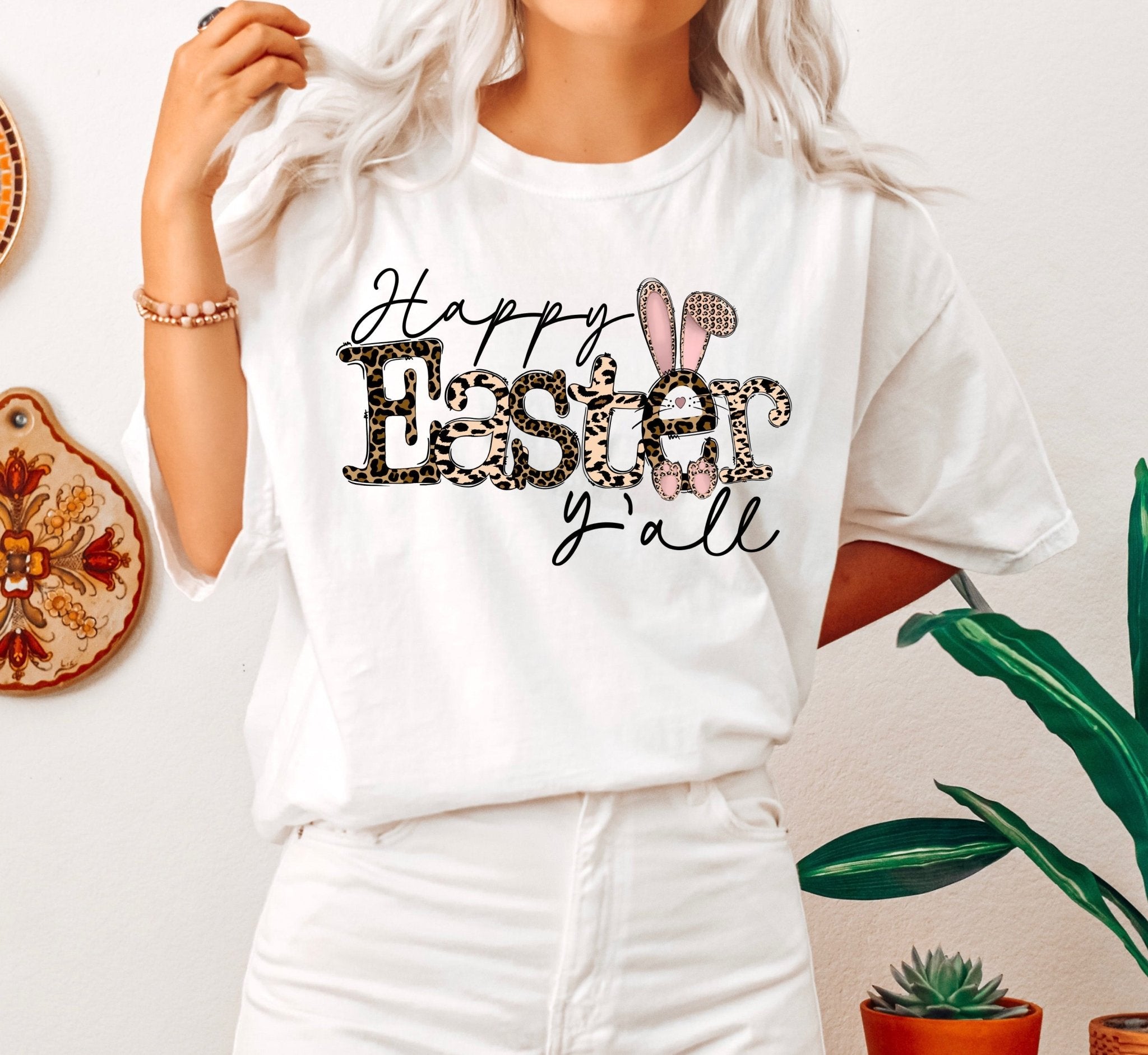 Happy Easter Y'all Comfort Colors Tshirt - Che Cose Belle