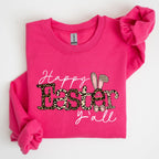 Happy Easter Y'all, Leopard Print, Rabbit Sweatshirt - Che Cose Belle