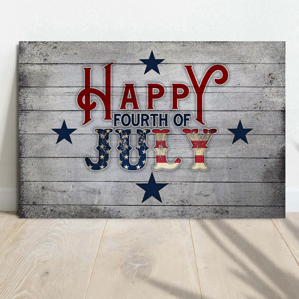 Happy Fourth Of July Sign - Che Cose Belle