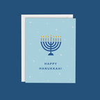 Happy Hanukkak Menorah Card - Boxed Set of 8 Cards - Che Cose Belle