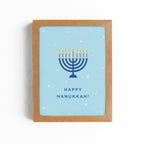 Happy Hanukkak Menorah Card - Boxed Set of 8 Cards - Che Cose Belle