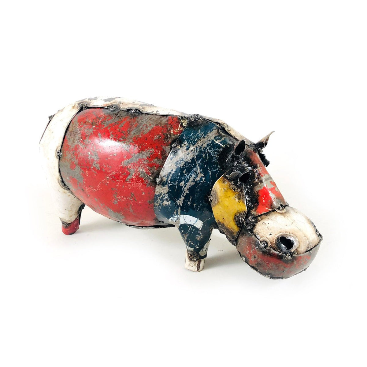 Happy Hippo - Recycled Metal - Che Cose Belle