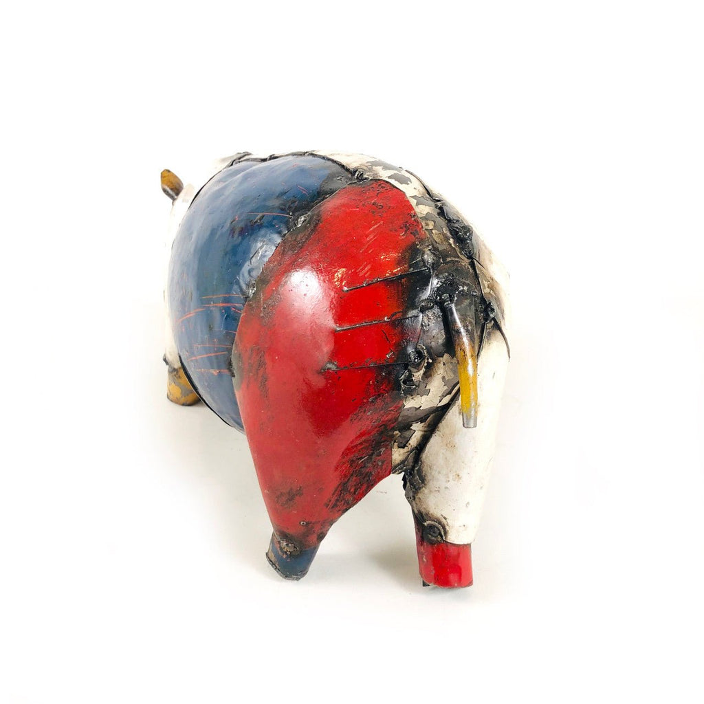 Happy Hippo - Recycled Metal - Che Cose Belle