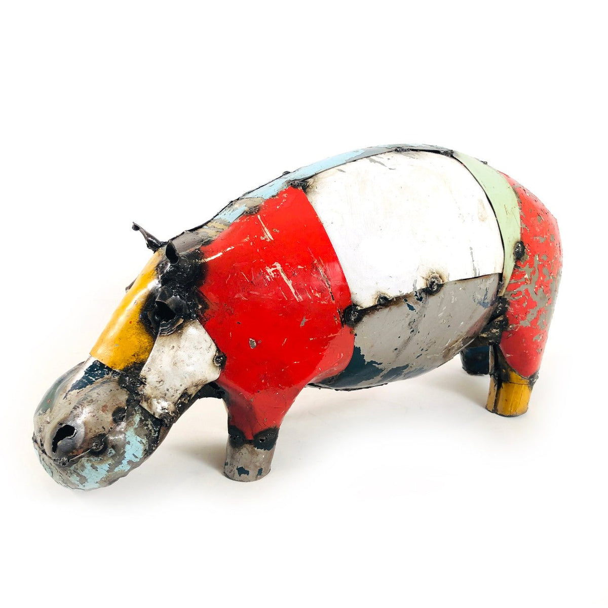 Happy Hippo - Recycled Metal - Che Cose Belle