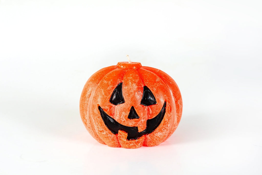 Happy Pumpkin Painted Candle - Che Cose Belle