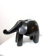 Happy Stone Elephant - One of a Kind Sculpture - Che Cose Belle