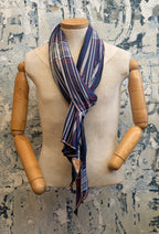 Harbor Plaid Silk Scarf - Che Cose Belle