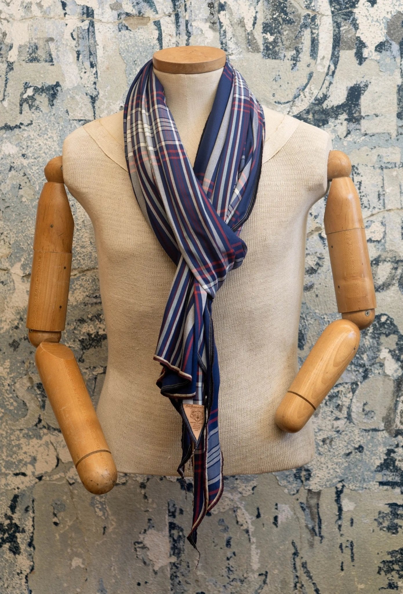 Harbor Plaid Silk Scarf - Che Cose Belle