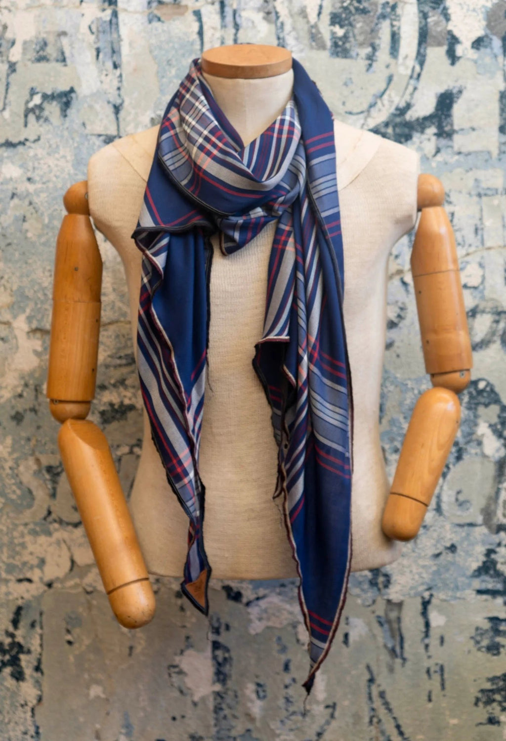 Harbor Plaid Silk Scarf - Che Cose Belle