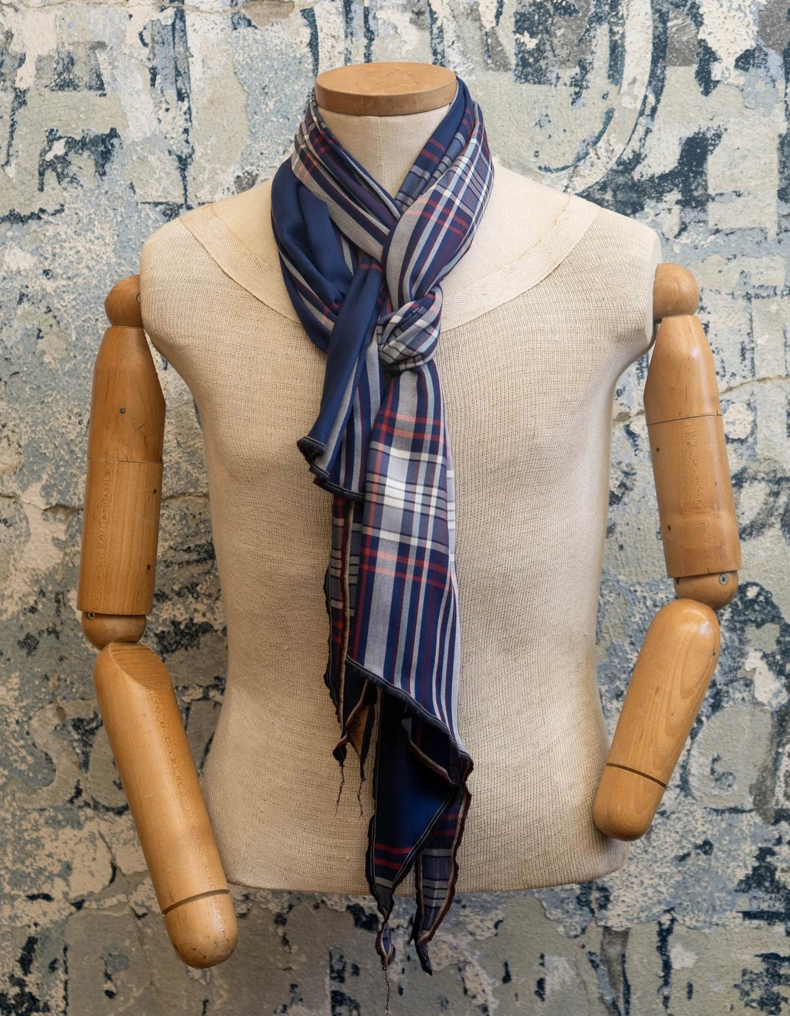 Harbor Plaid Silk Scarf - Che Cose Belle