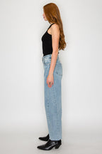 Harlow HIGH WAISTED BARREL JEANS Blue by Artemis - Che Cose Belle
