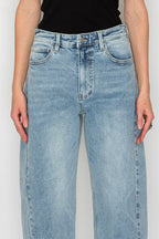 Harlow HIGH WAISTED BARREL JEANS Blue by Artemis - Che Cose Belle
