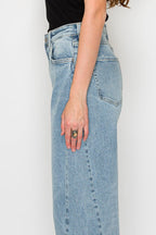 Harlow HIGH WAISTED BARREL JEANS Blue by Artemis - Che Cose Belle