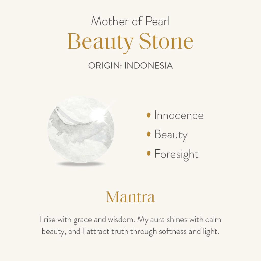 Harmonious Emotions - Mother Of Pearl Heart Evil Eye Necklace - Che Cose Belle