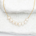 Harmony Pearl Cluster Necklace - Che Cose Belle