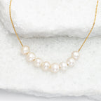 Harmony Pearl Cluster Necklace - Che Cose Belle