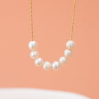 Harmony Pearl Cluster Necklace - Che Cose Belle