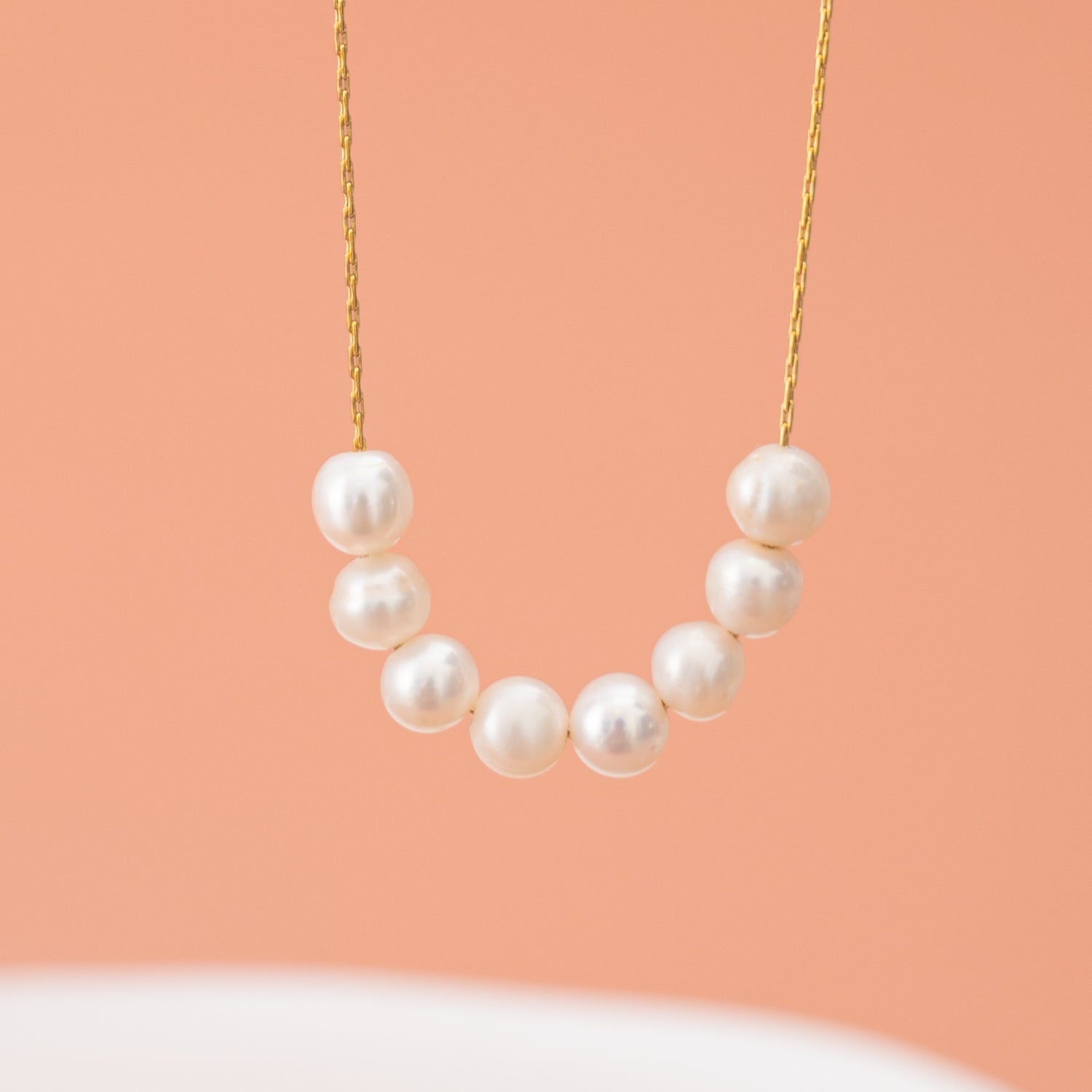 Harmony Pearl Cluster Necklace - Che Cose Belle