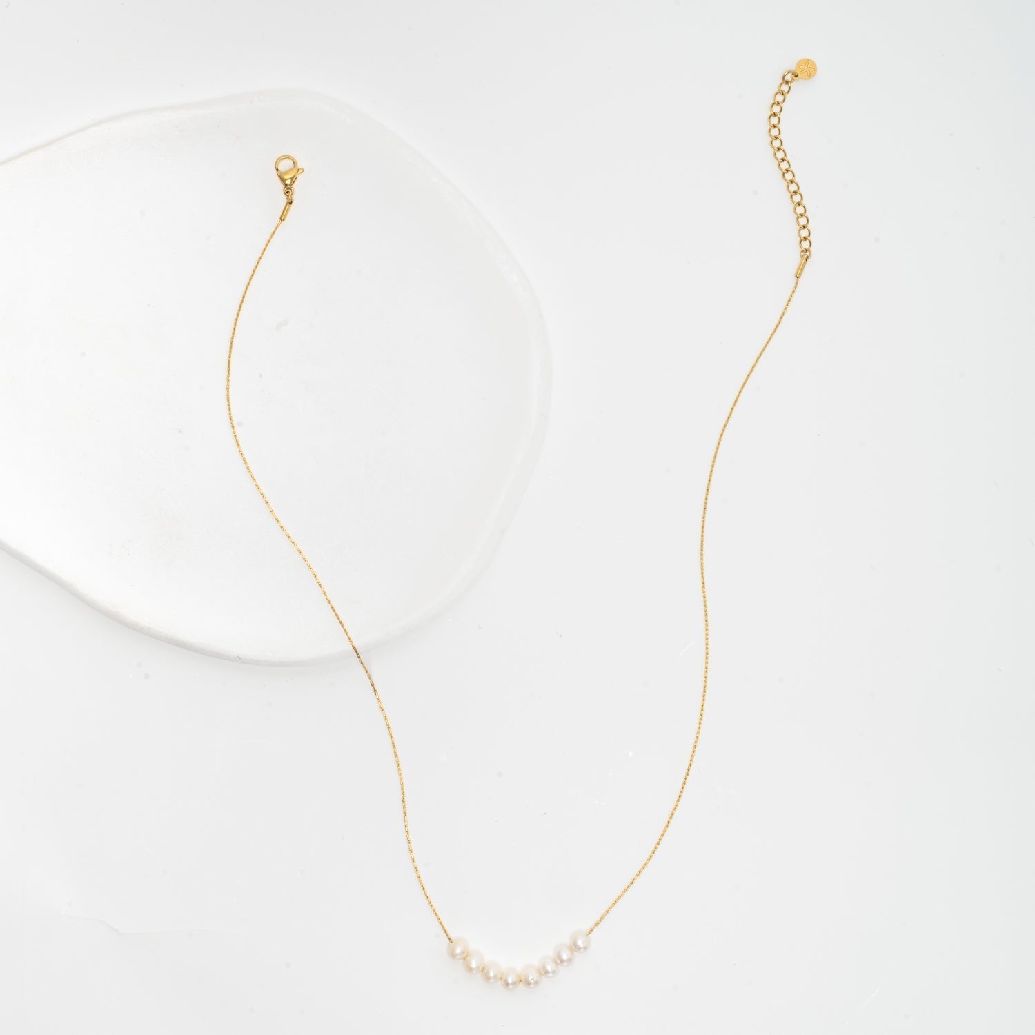 Harmony Pearl Cluster Necklace - Che Cose Belle
