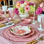 HARMONY PINK ROUND FABRIC PLACEMAT (Set Of 4) - Che Cose Belle