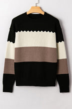 Harper Colorblock Drop Shoulder Sweater - Che Cose Belle