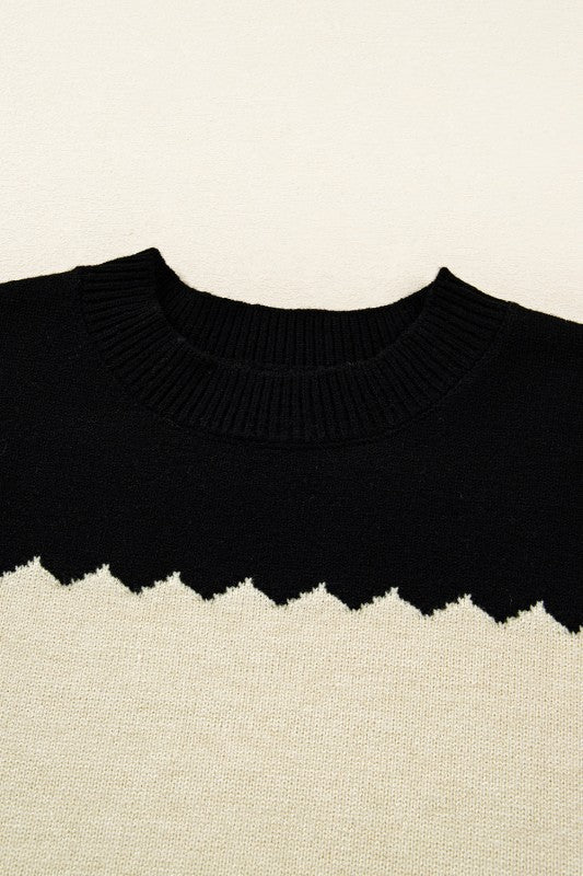 Harper Colorblock Drop Shoulder Sweater - Che Cose Belle