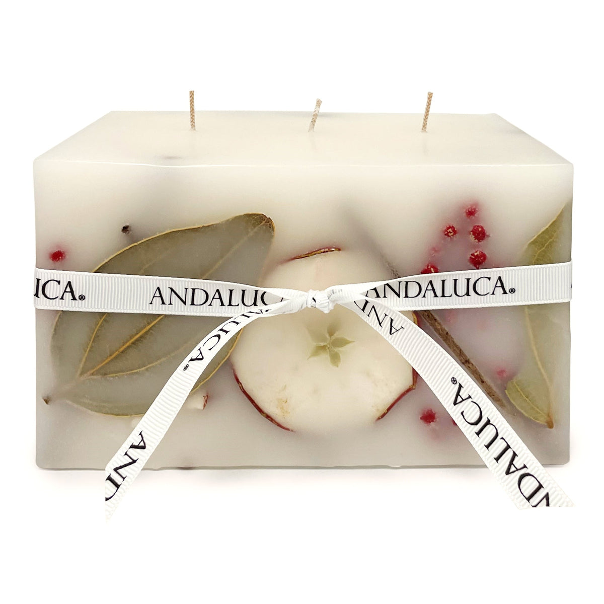 Harvest Cider 3 Wick Brick Botanical Candle - Che Cose Belle