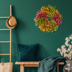 Harvest Farmhouse Willow Wreath: Multi Color - Che Cose Belle