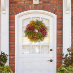 Harvest Farmhouse Willow Wreath: Multi Color - Che Cose Belle