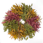 Harvest Farmhouse Willow Wreath: Multi Color - Che Cose Belle