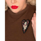 Haunted Heart Brooch by Johanna Parker x Lipstick & Chrome - Che Cose Belle
