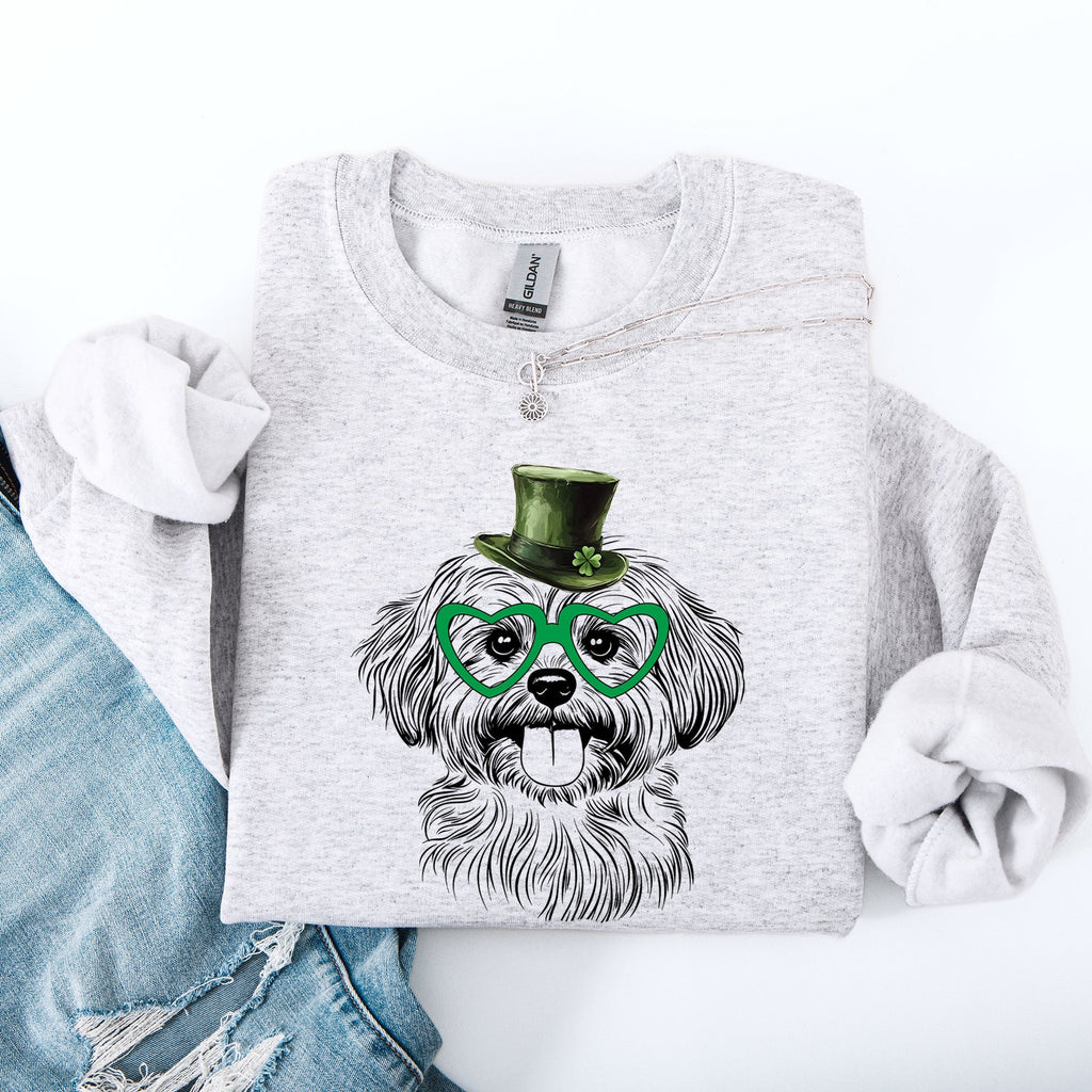 Havanese, Adorable Dog, St Patrick's Day, Lucky, Irish Sweatshirt - Che Cose Belle