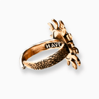 Have Faith Sunflower Inspire Adjustable Ring - Che Cose Belle