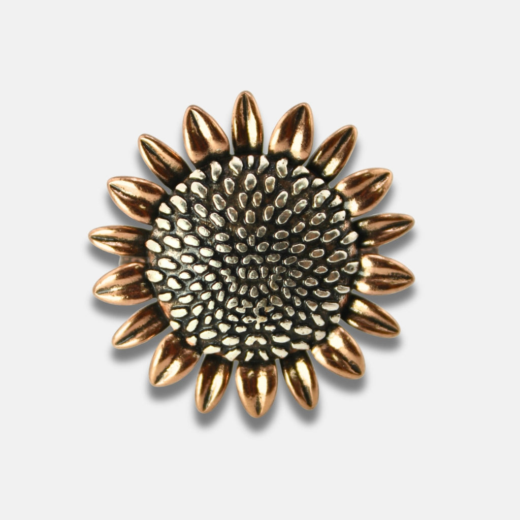 Have Faith Sunflower Inspire Adjustable Ring - Che Cose Belle