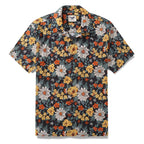 Hawaiian Shirt For Men Autumn Garden Print Shirt Camp Collar 100% Cotton - Che Cose Belle