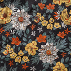 Hawaiian Shirt For Men Autumn Garden Print Shirt Camp Collar 100% Cotton - Che Cose Belle