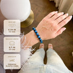 Hawk’s Focus – Royal Blue Tiger’s Eye Bracelet - Che Cose Belle