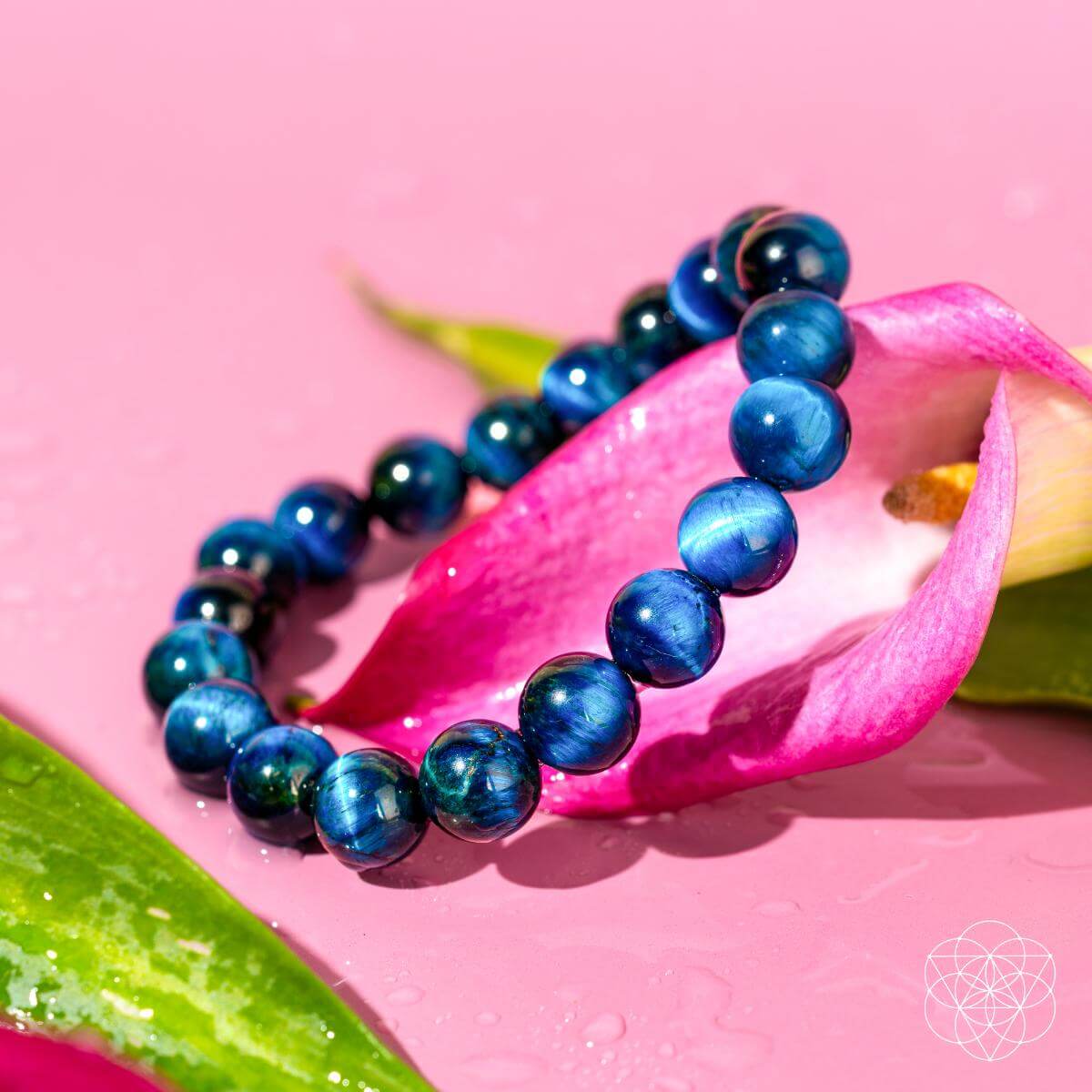 Hawk’s Focus – Royal Blue Tiger’s Eye Bracelet - Che Cose Belle